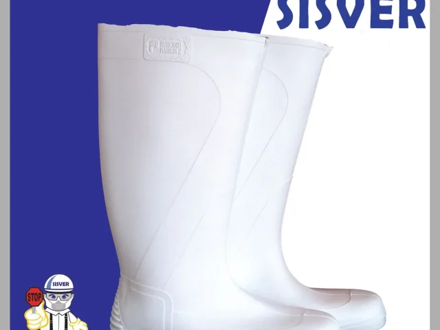Bota de Hule Blanca SCasquillo