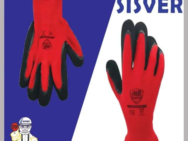 Guante de Nailon Rojo 001-SG1018-CH