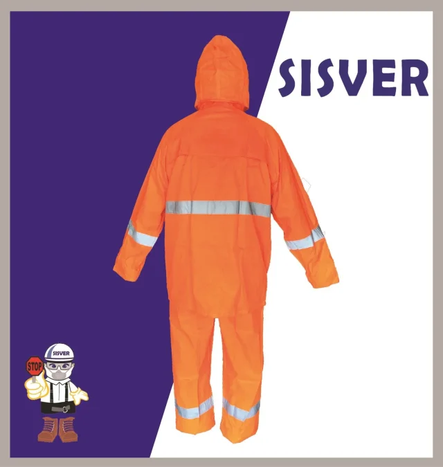 Impermeable 2 piezas MR Naranja