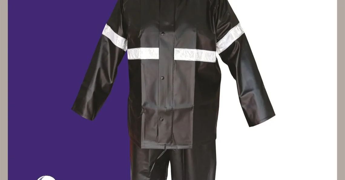 Impermeable 2 piezas Nacional Negro